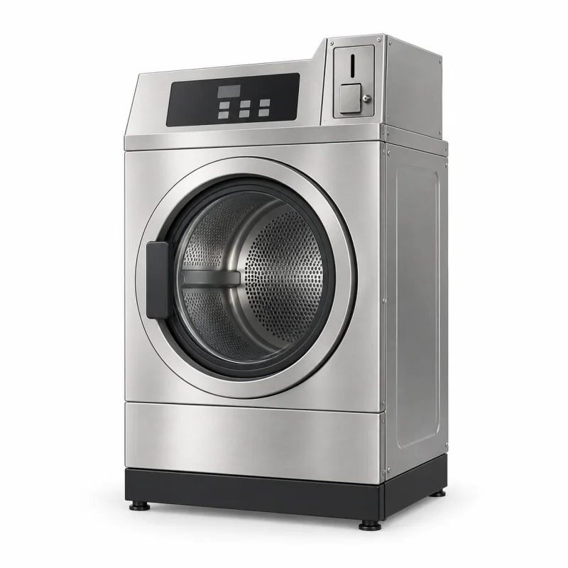 Coin-operated commercial dryer