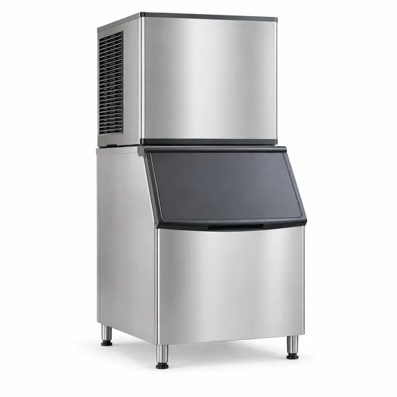 Modular commercial cube ice machine