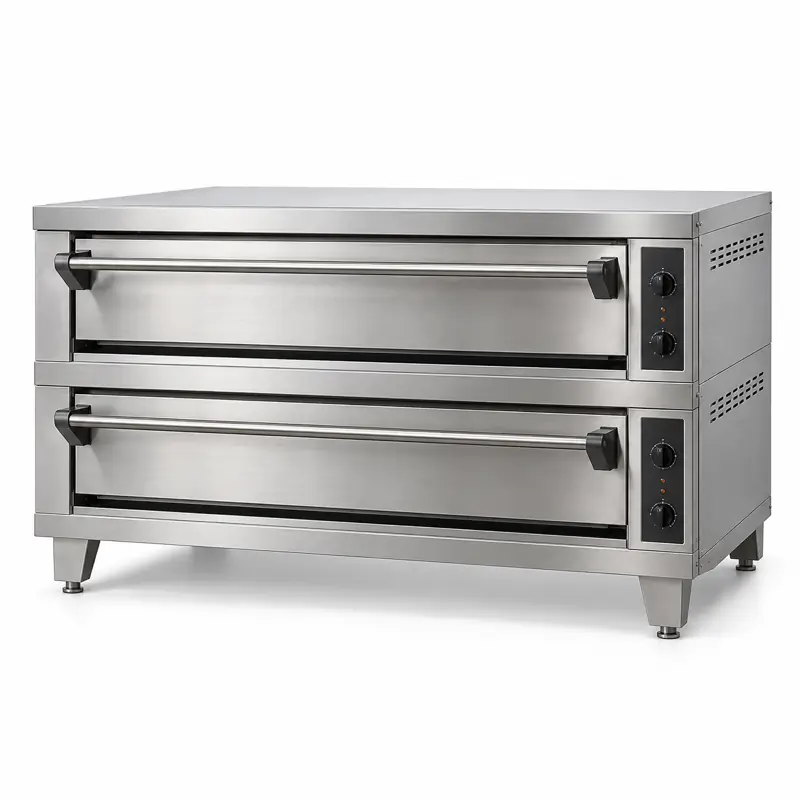 Commercial deck oven