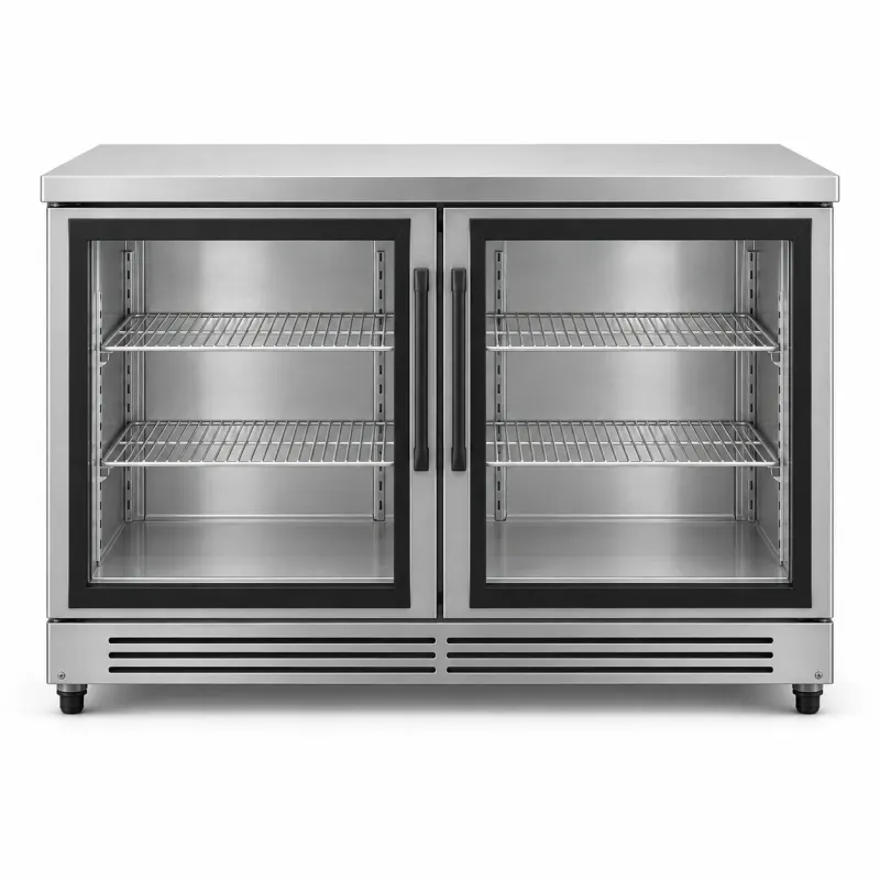 Commercial back-bar refrigerator