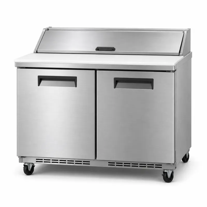 Refrigerated prep table