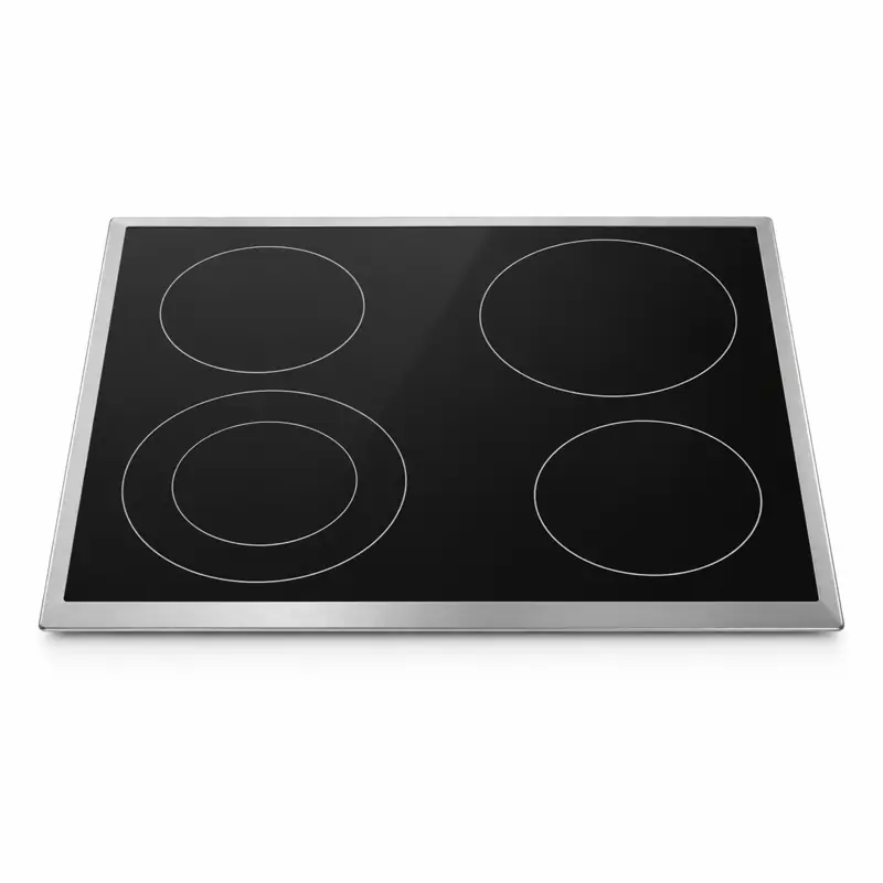 Radiant electric glass cooktop